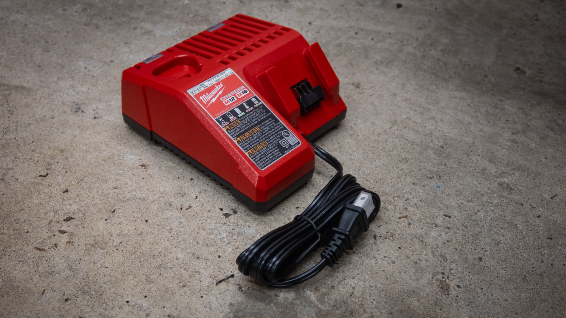 Milwaukee power tool battery charger.