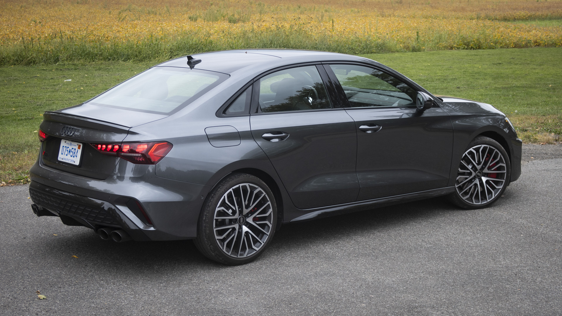 Audi S3 back right corner.