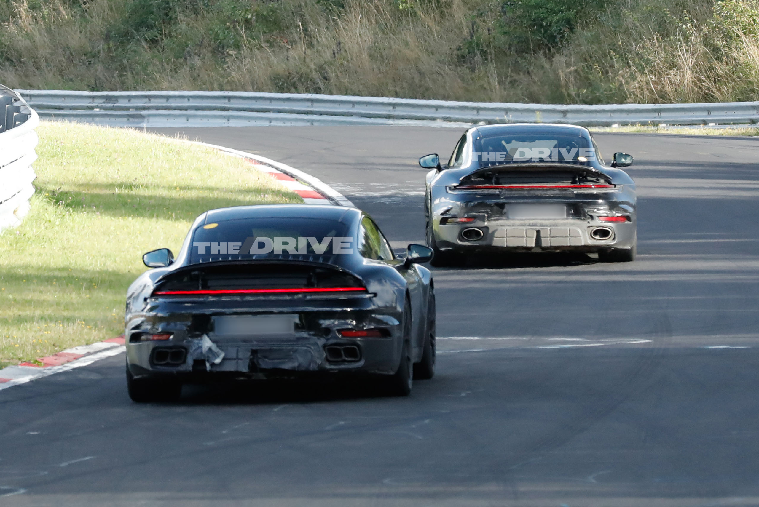 Porsche 911 Turbo Touring cars spied.