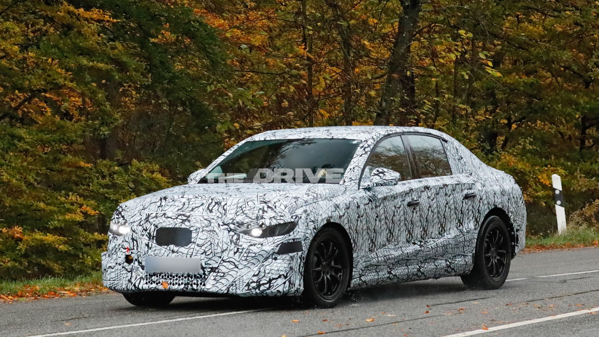 2027 Mercedes-Benz E-Class EV Spy Shot