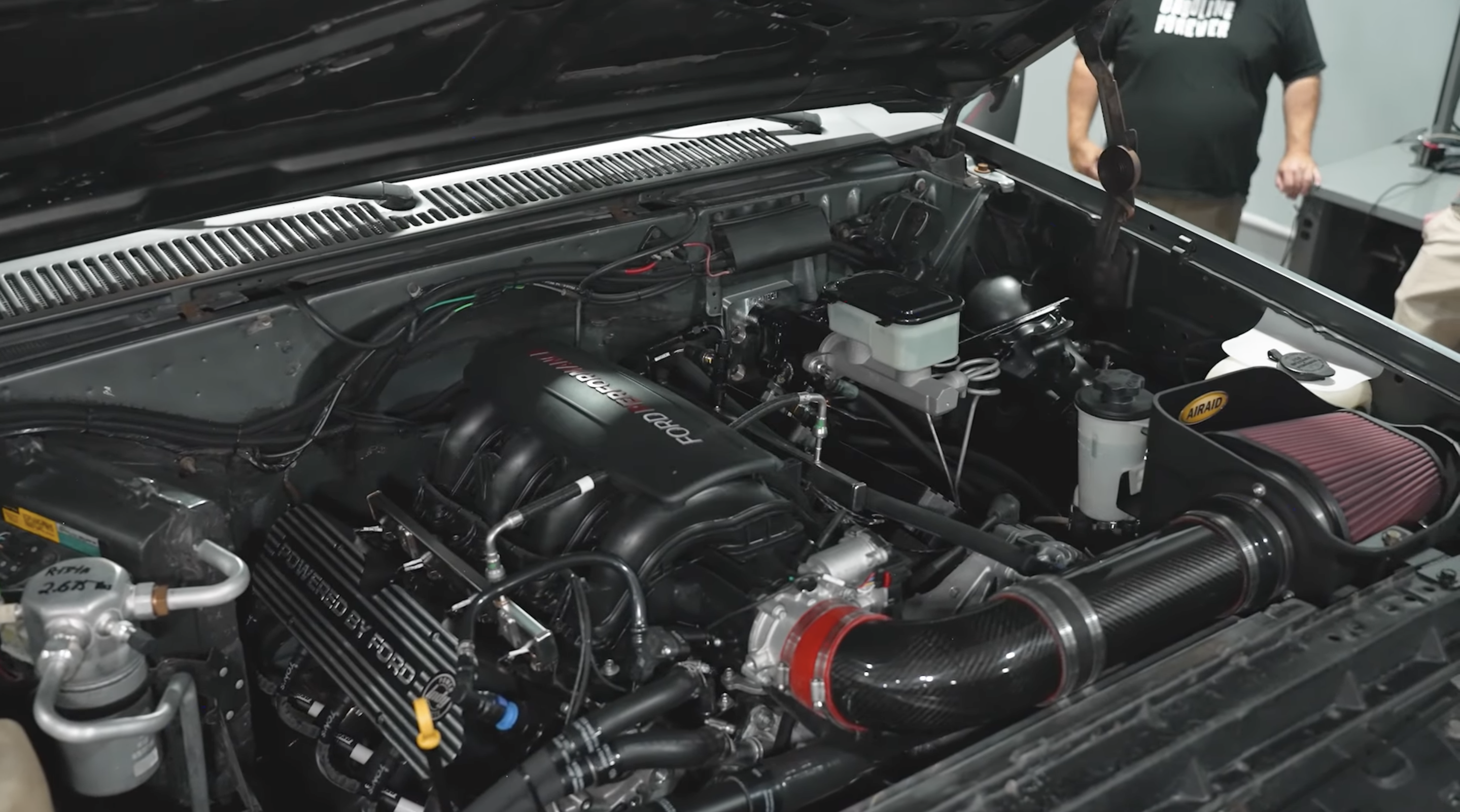 7.3-liter Ford V8 in a Chevrolet C10