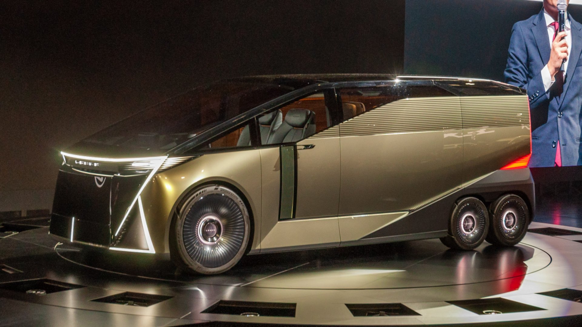 This Is Why Lexus Thinks It's Time for Six-Wheeled Vans