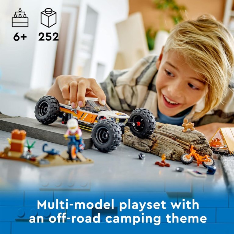 LEGO City 4x4 Off-Roader Adventures Toy Truck