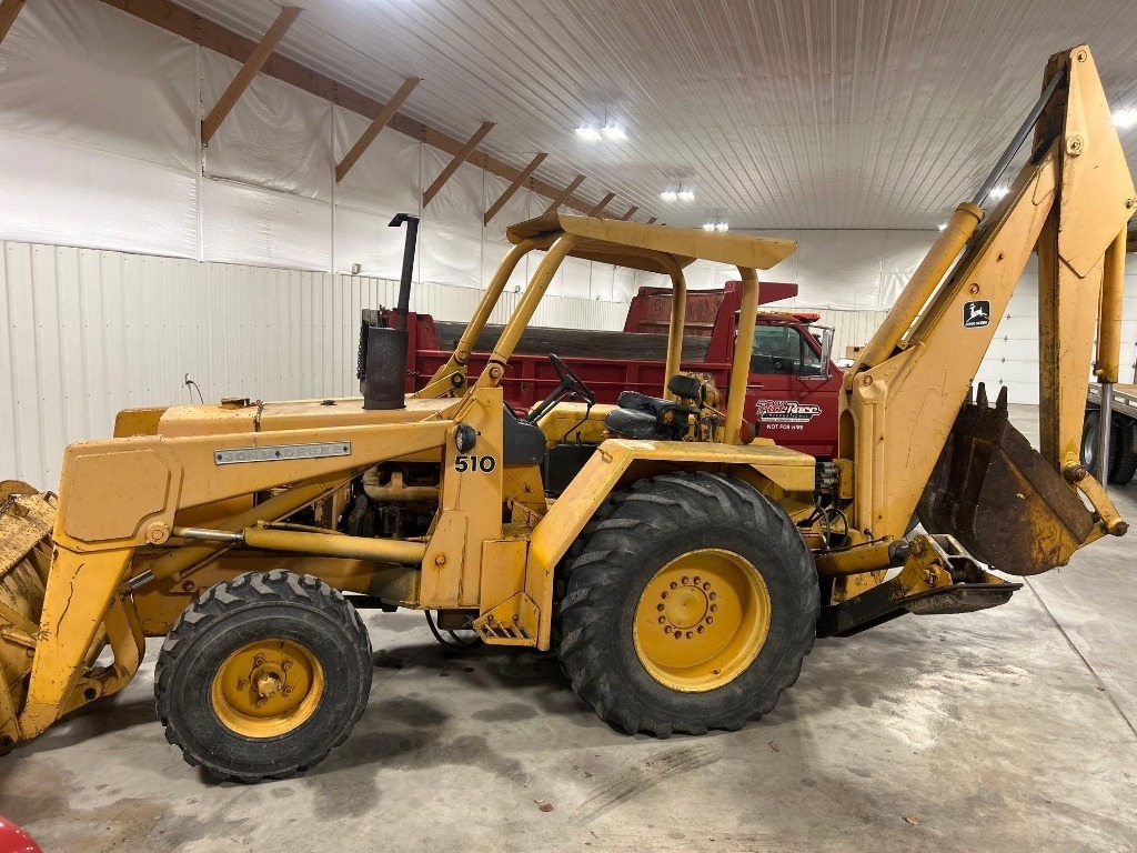 John Deere backhoe