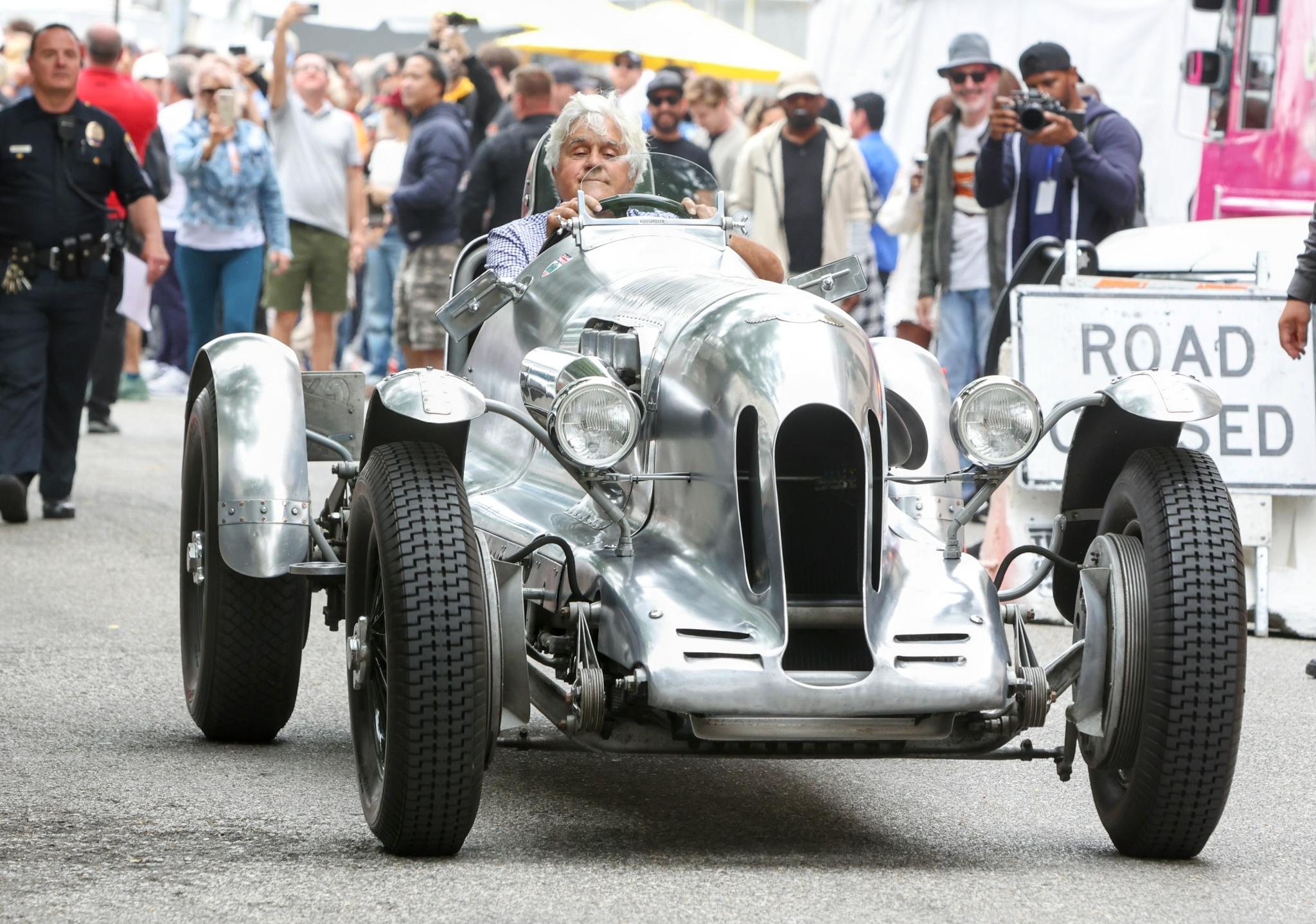 Jay Leno in a 1929 Bentley Speed Six