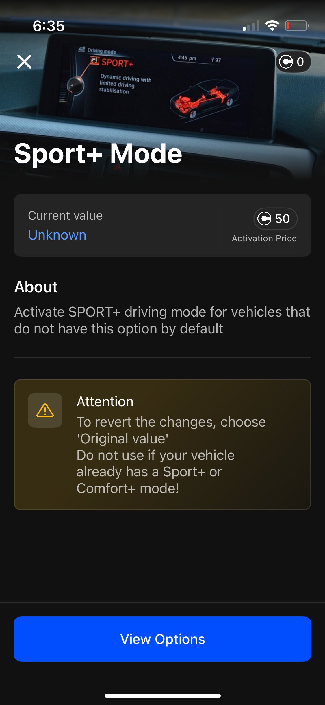 OBDeleven screenshot.