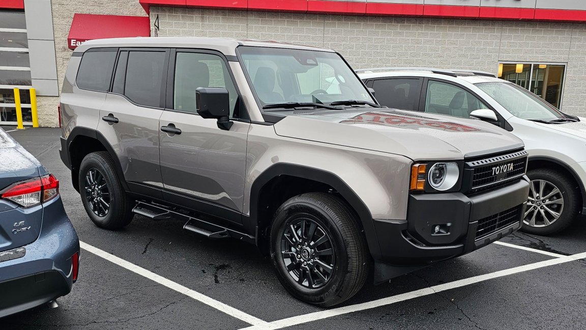 Toyota Land Cruiser parked at dealership