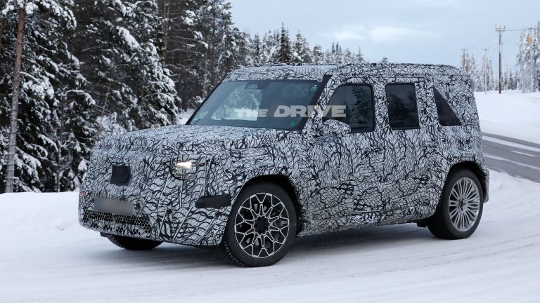 Mercedes Baby G-Class Spied in Winter Testing From Every Angle