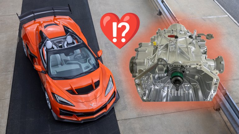 Corvette with possible manual transmission