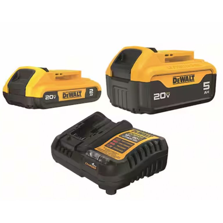 DeWalt battery and charger kit.