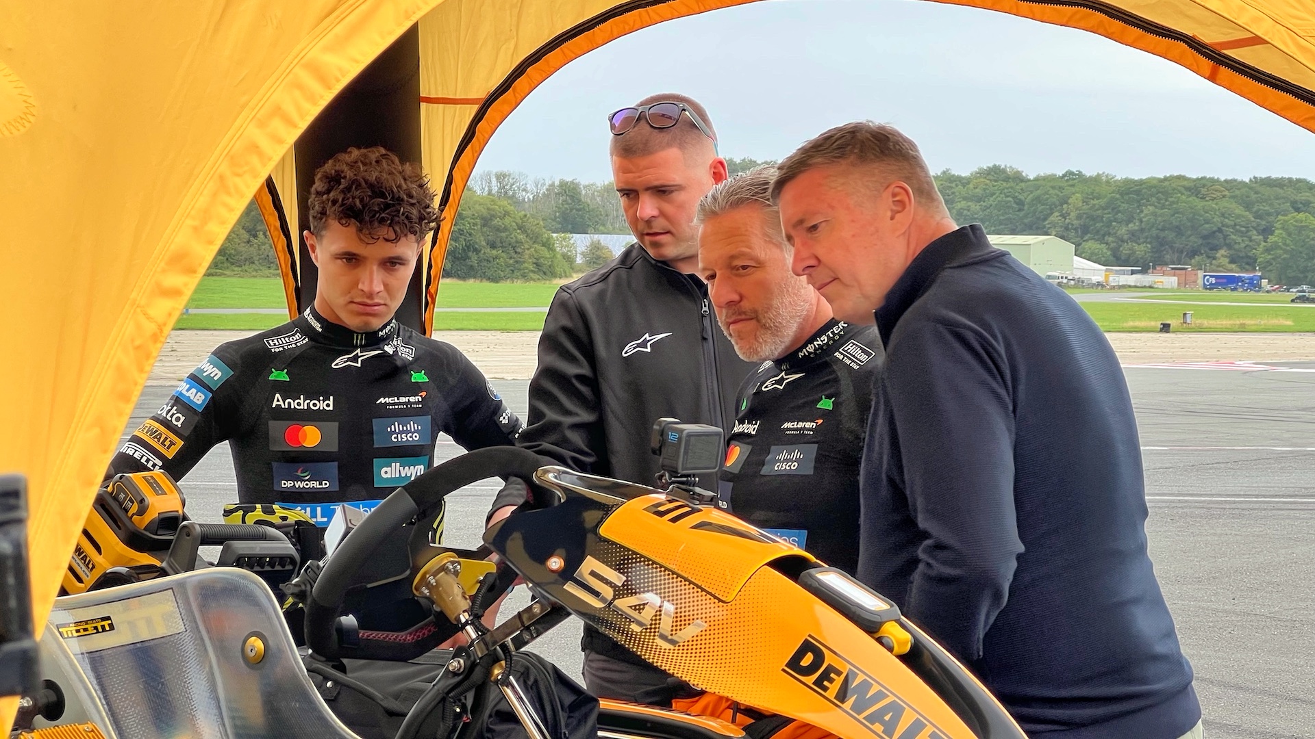 I Watched F1 Champ Lando Norris Whoop His McLaren Boss in a Kart