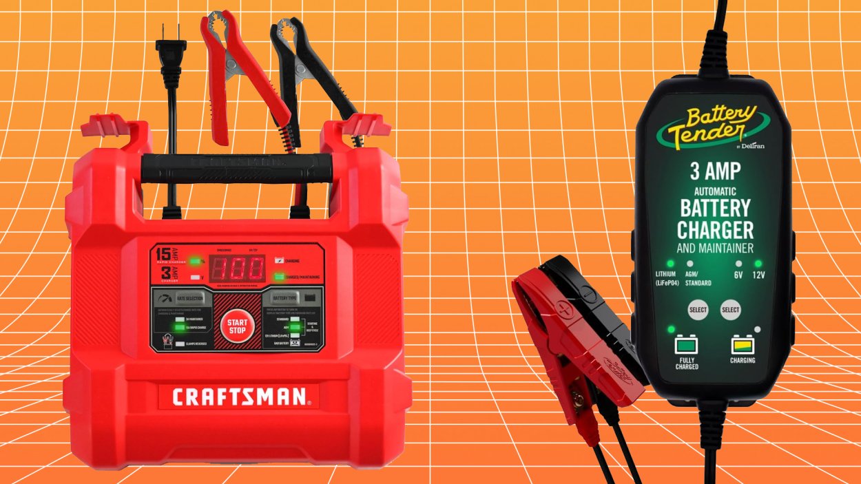 Car battery trickle chargers