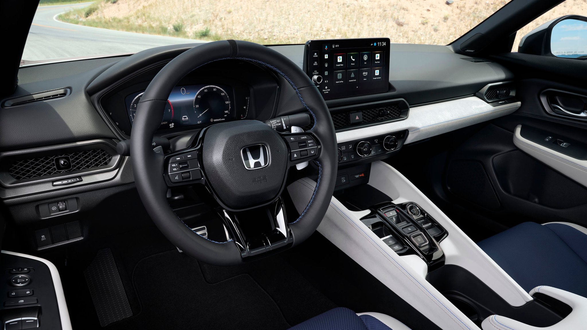 Honda Prelude interior shot