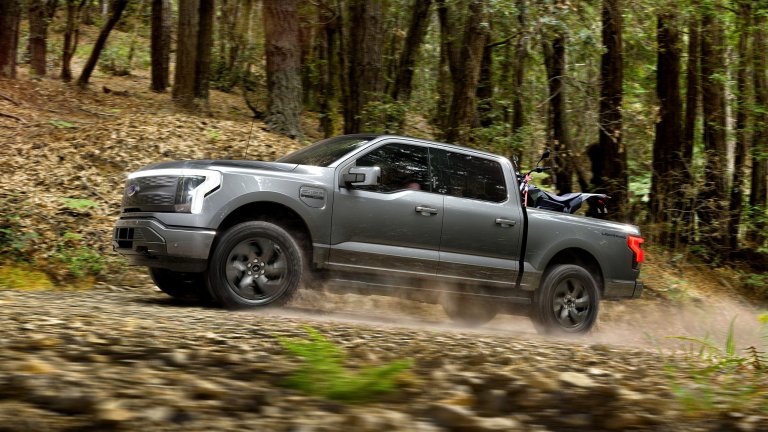 2022 Ford F-150 Lightning Lariat. Pre-production model