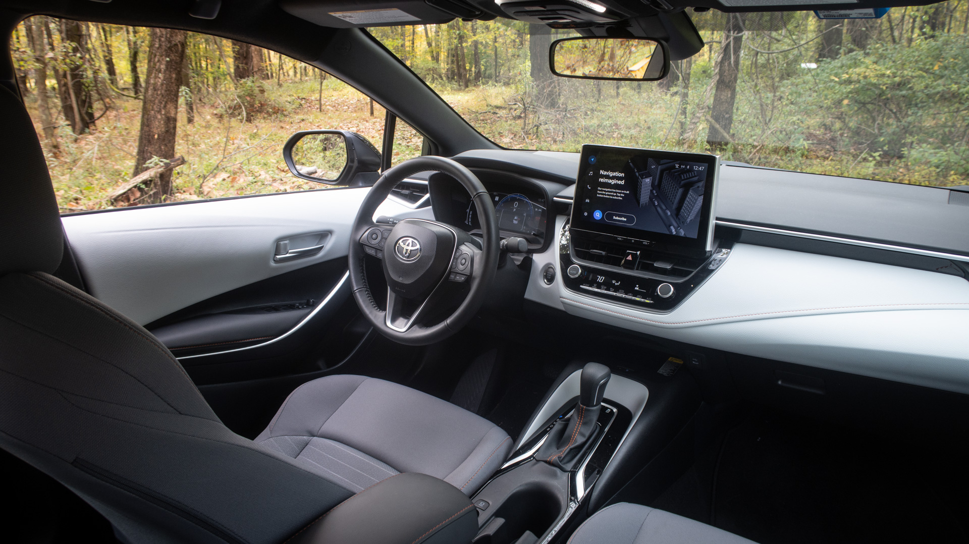 2025 Toyota Corolla FX compact sedan.