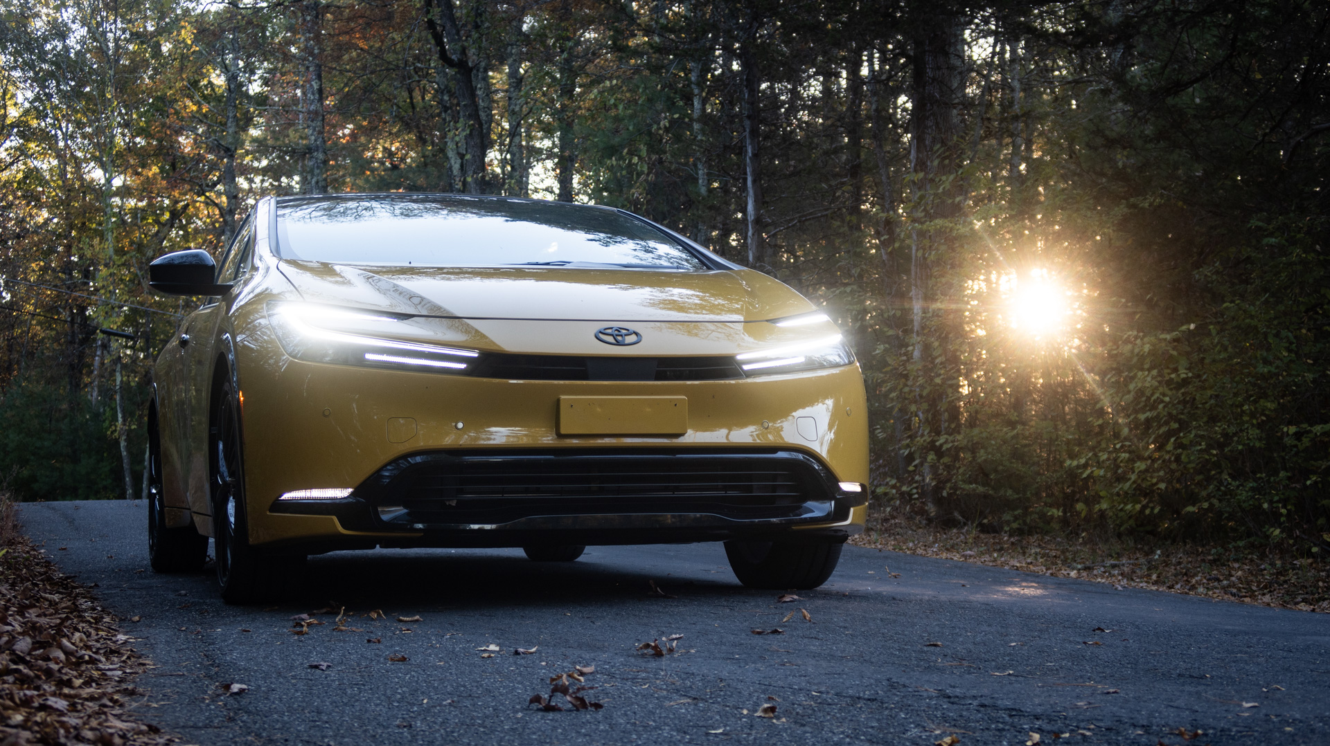 2026 Toyota Prius in yellow.