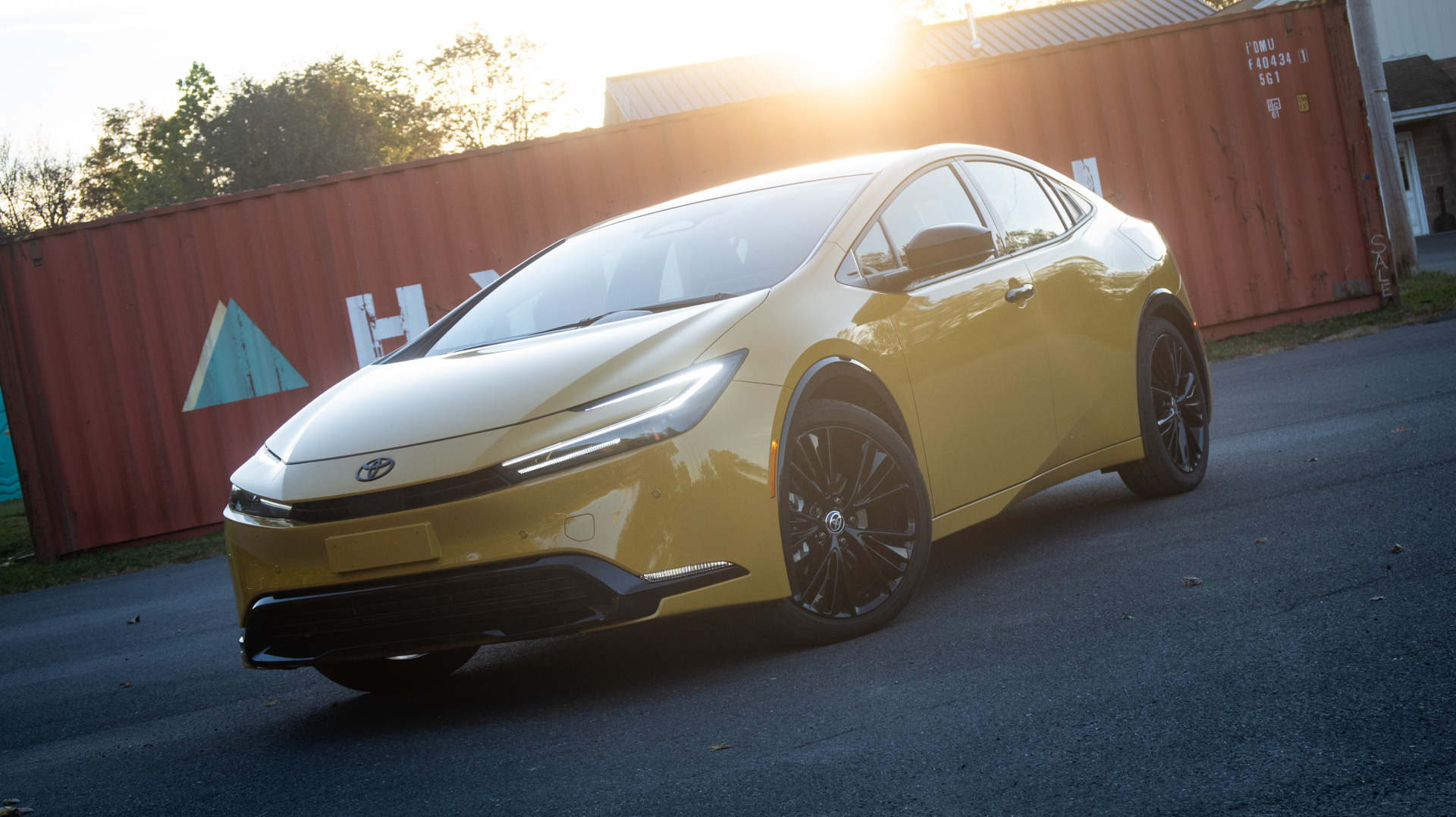2026 Toyota Prius in yellow.