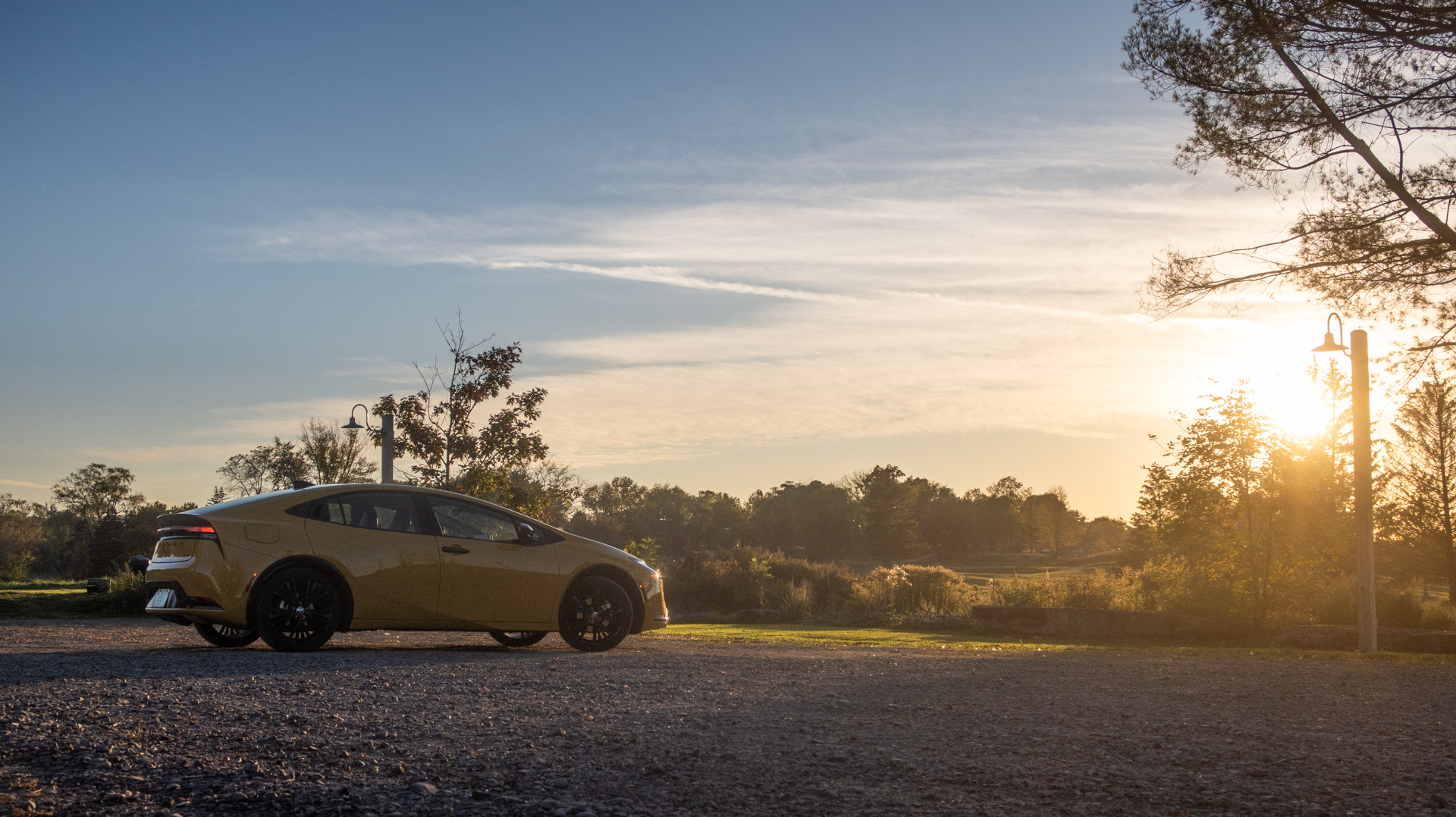 2026 Toyota Prius in yellow.
