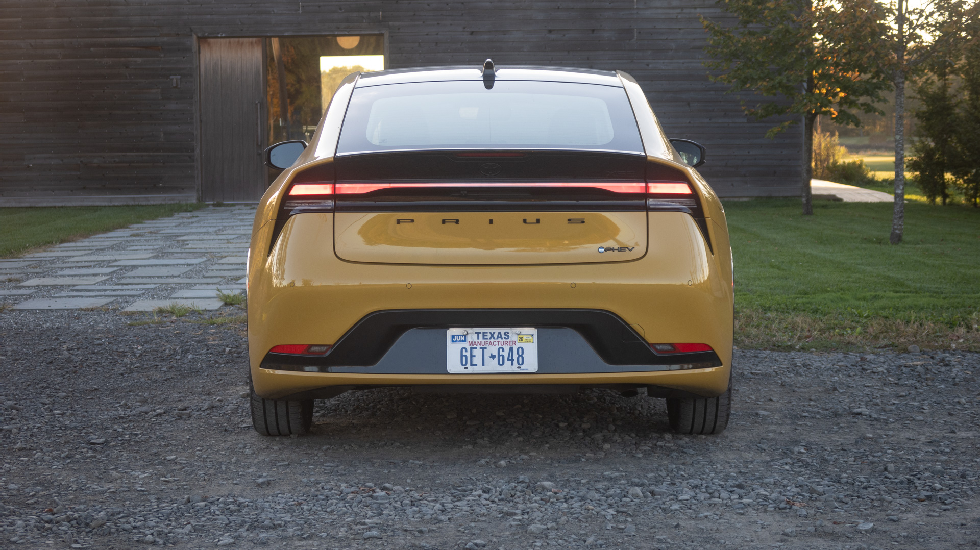 2026 Toyota Prius in yellow.