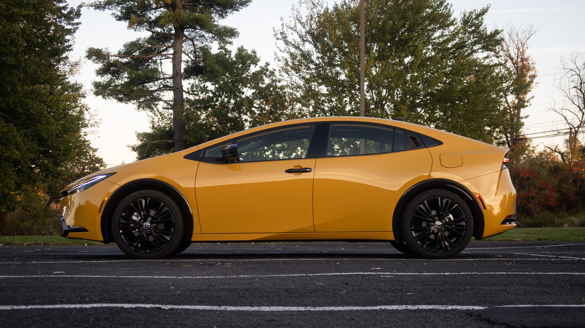 2026 Toyota Prius in yellow.