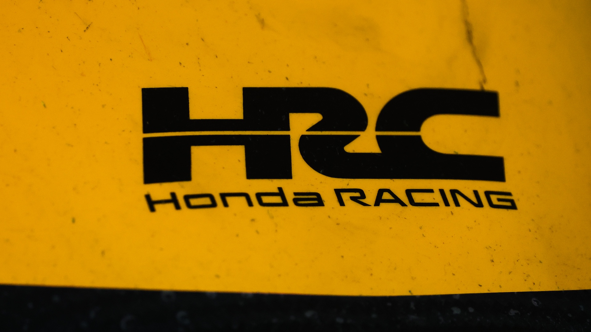 Honda Racing logo during the Formula 1 Abu Dhabi post-season testing at Yas Marina Circuit in Abu Dhabi, United Arab Emirates on December 9, 2025. (Photo by Jakub Porzycki/NurPhoto)