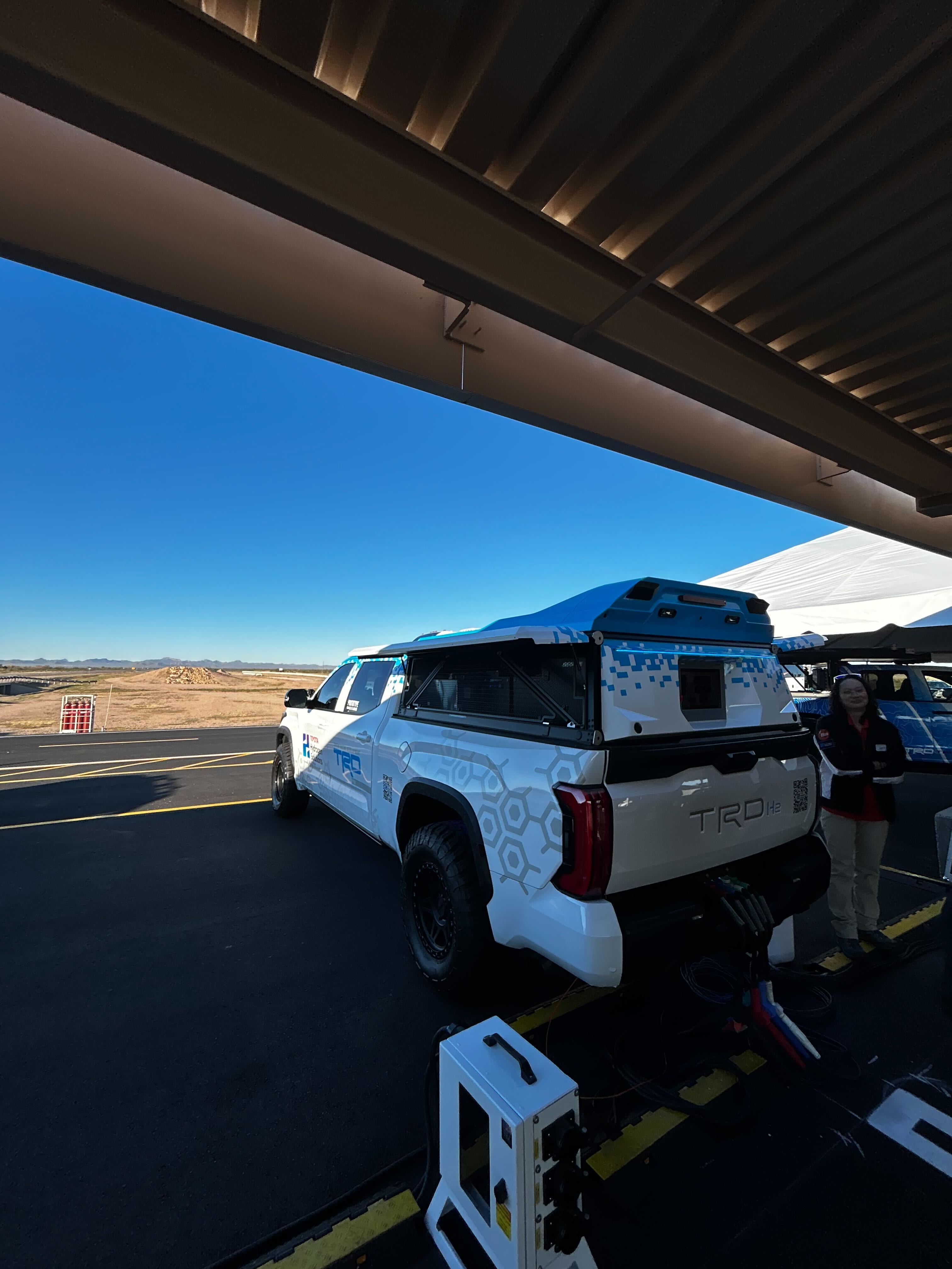 Toyota Tundra with hydrogen fuel-cell generator