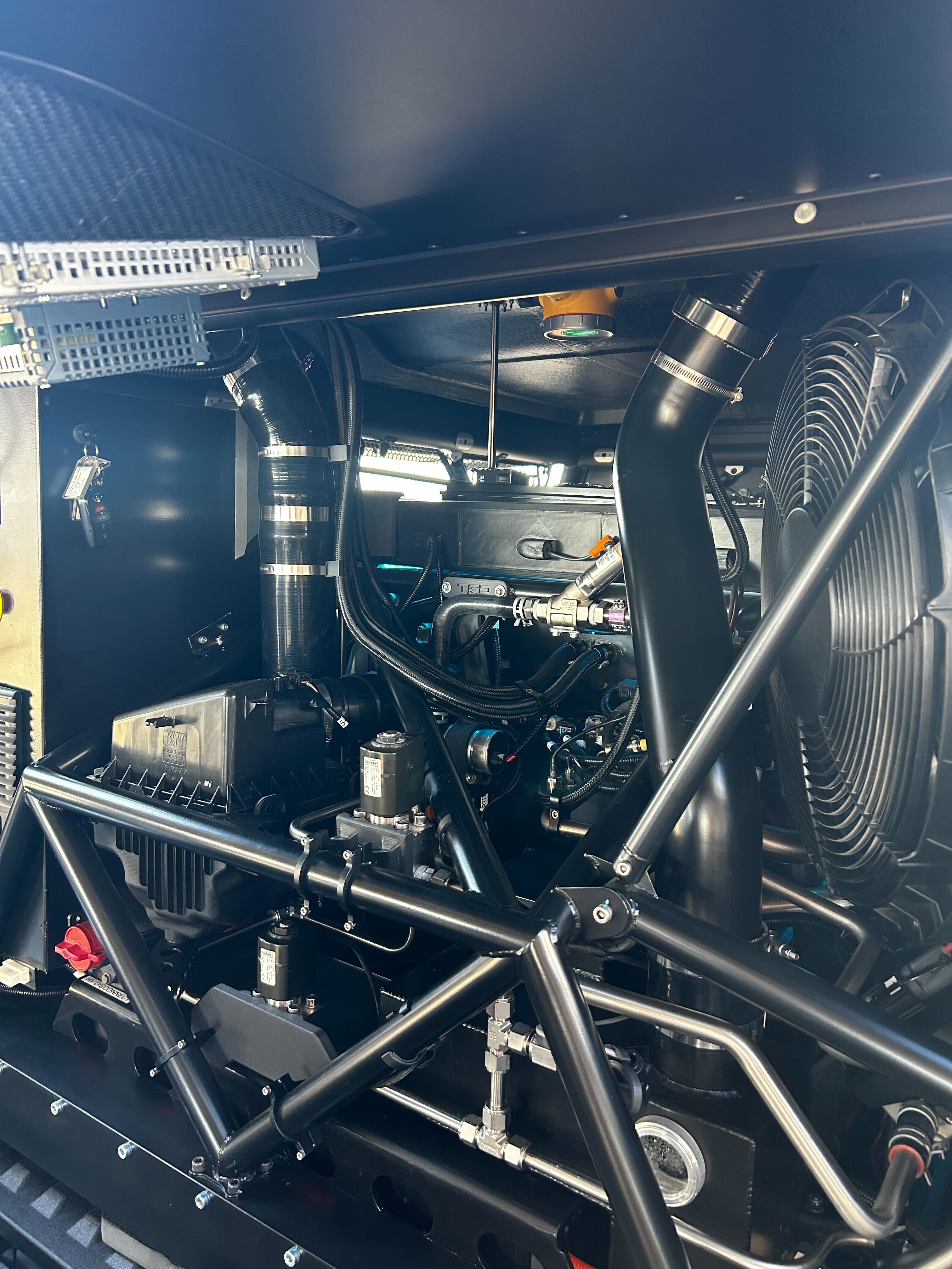 Toyota Tundra with hydrogen fuel-cell generator