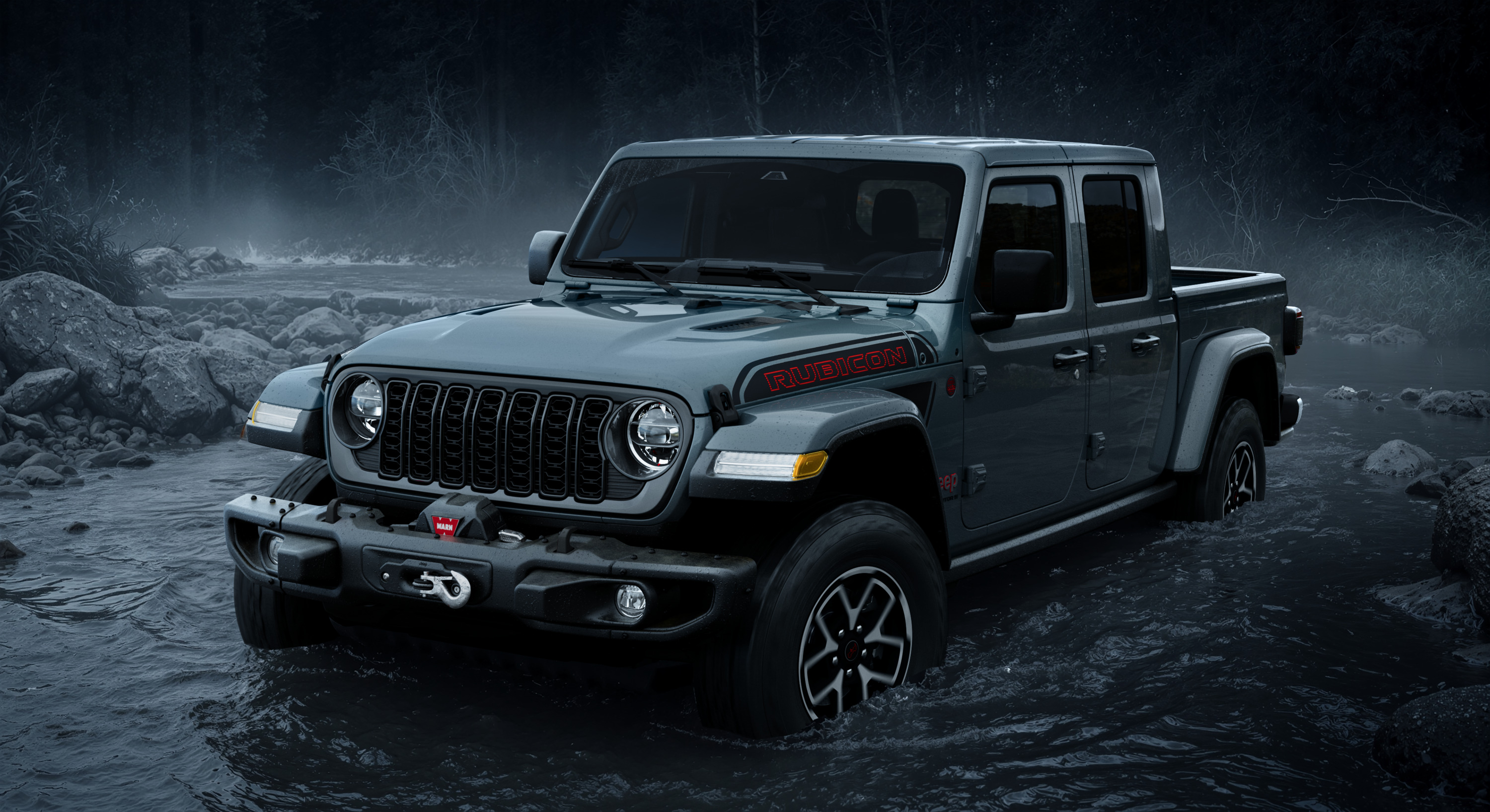 Jeep Gladiator Rubicon Shadow Ops with Warn winch