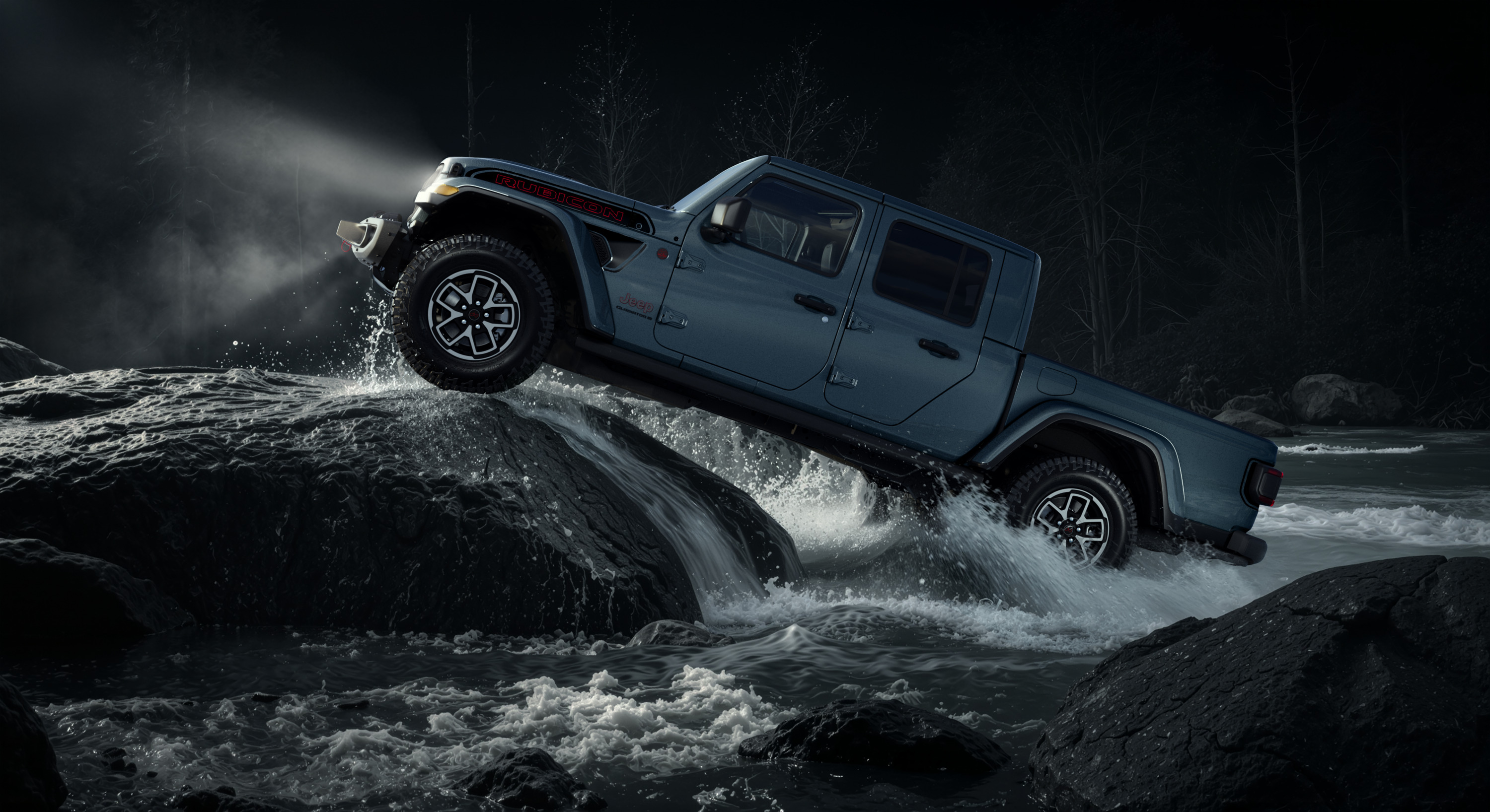 Jeep Gladiator Rubicon Shadow Ops with Warn winch