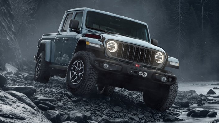 Jeep Gladiator Rubicon Shadow Ops with Warn winch