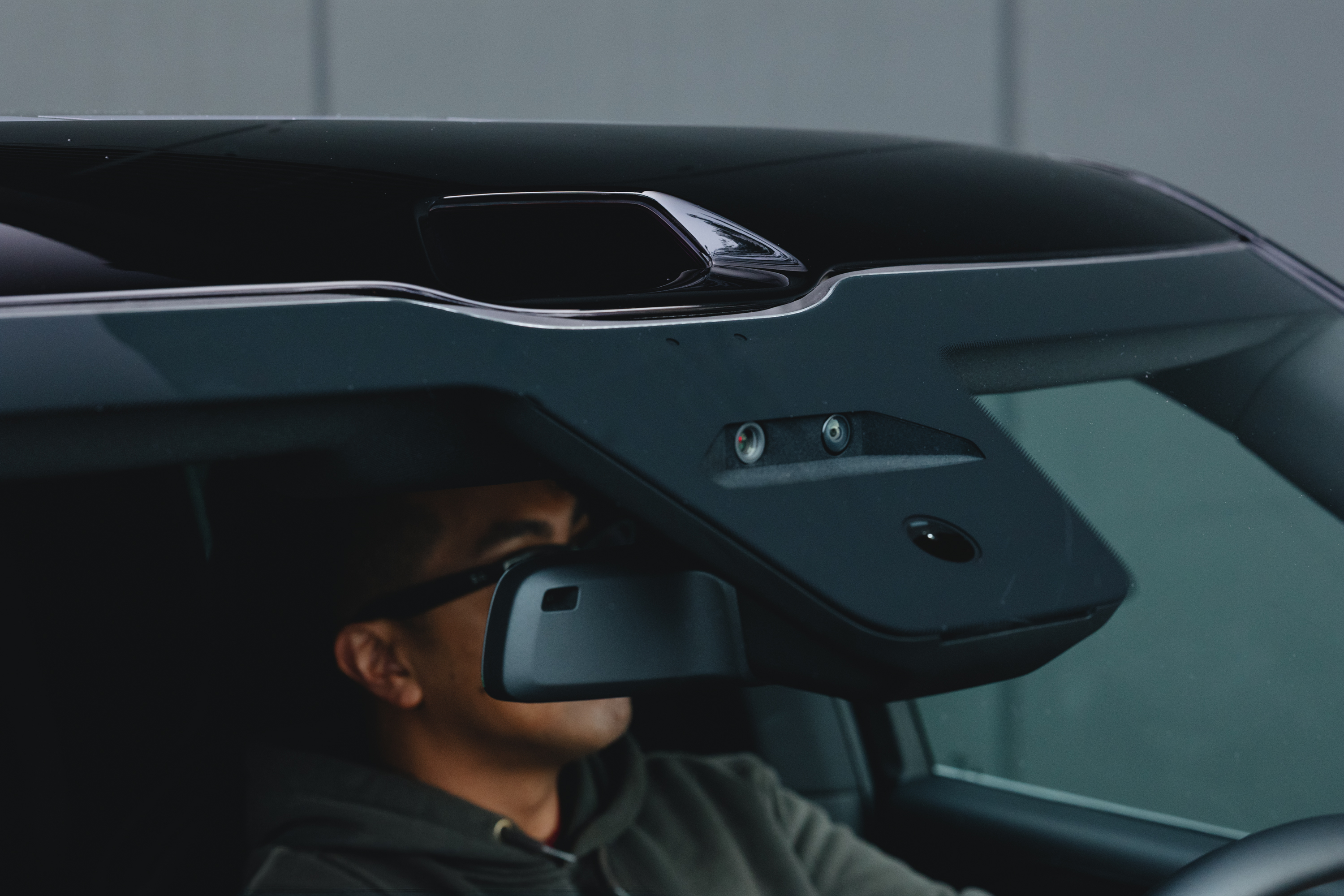 Rivian R2 equipped with lidar