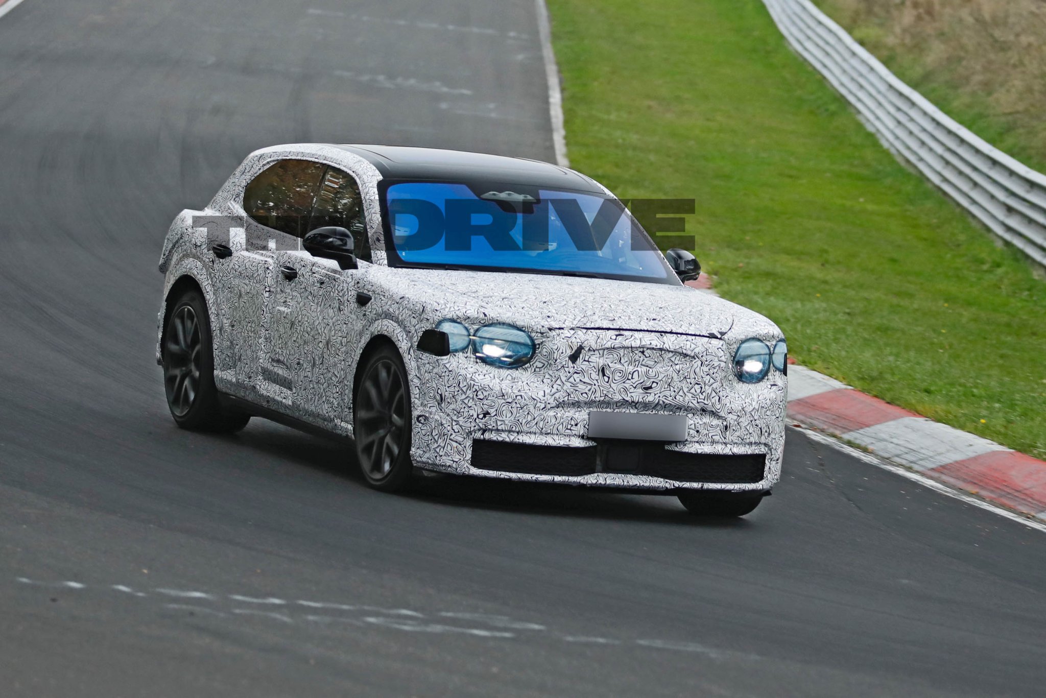 Bentley electric SUV spy shots