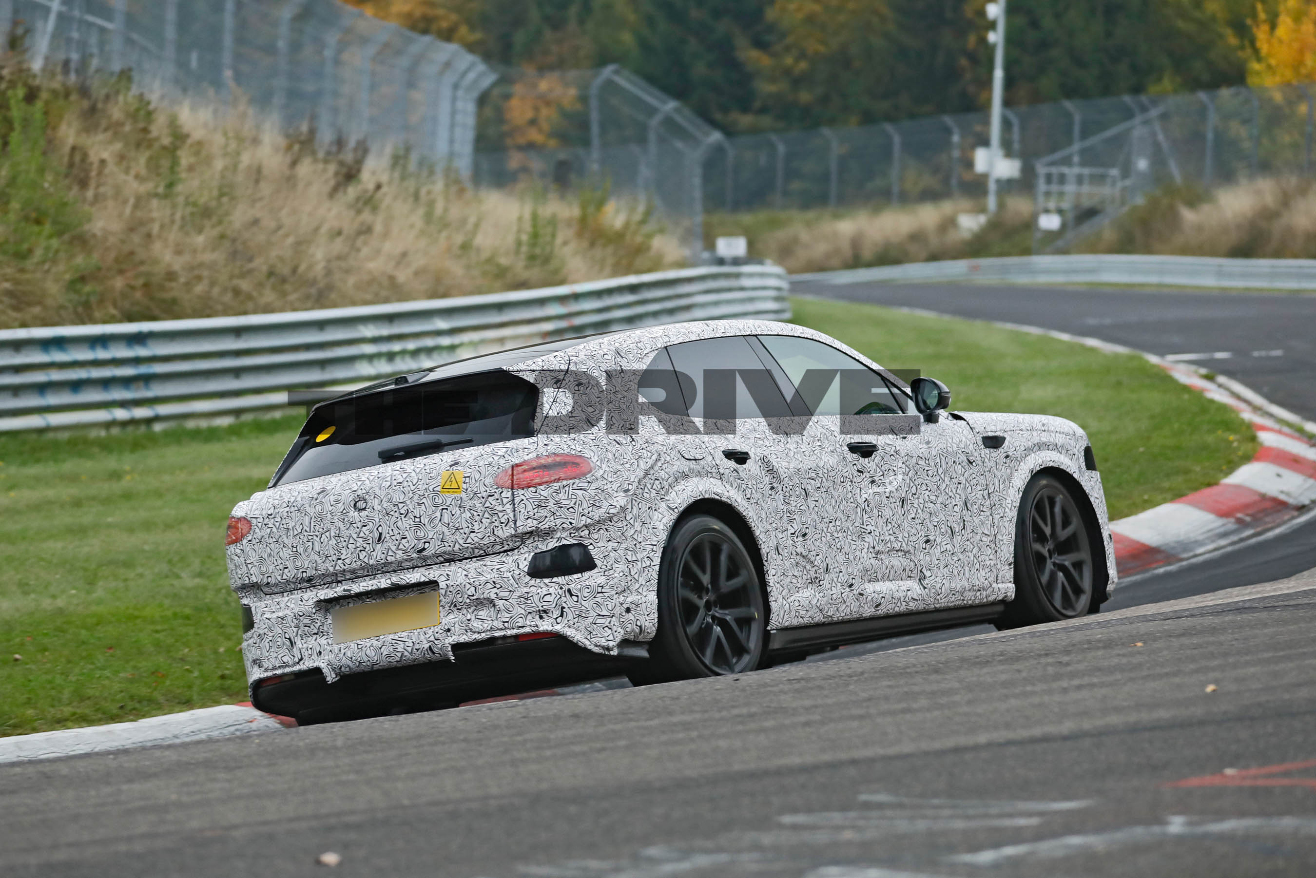 Bentley electric SUV spy shots