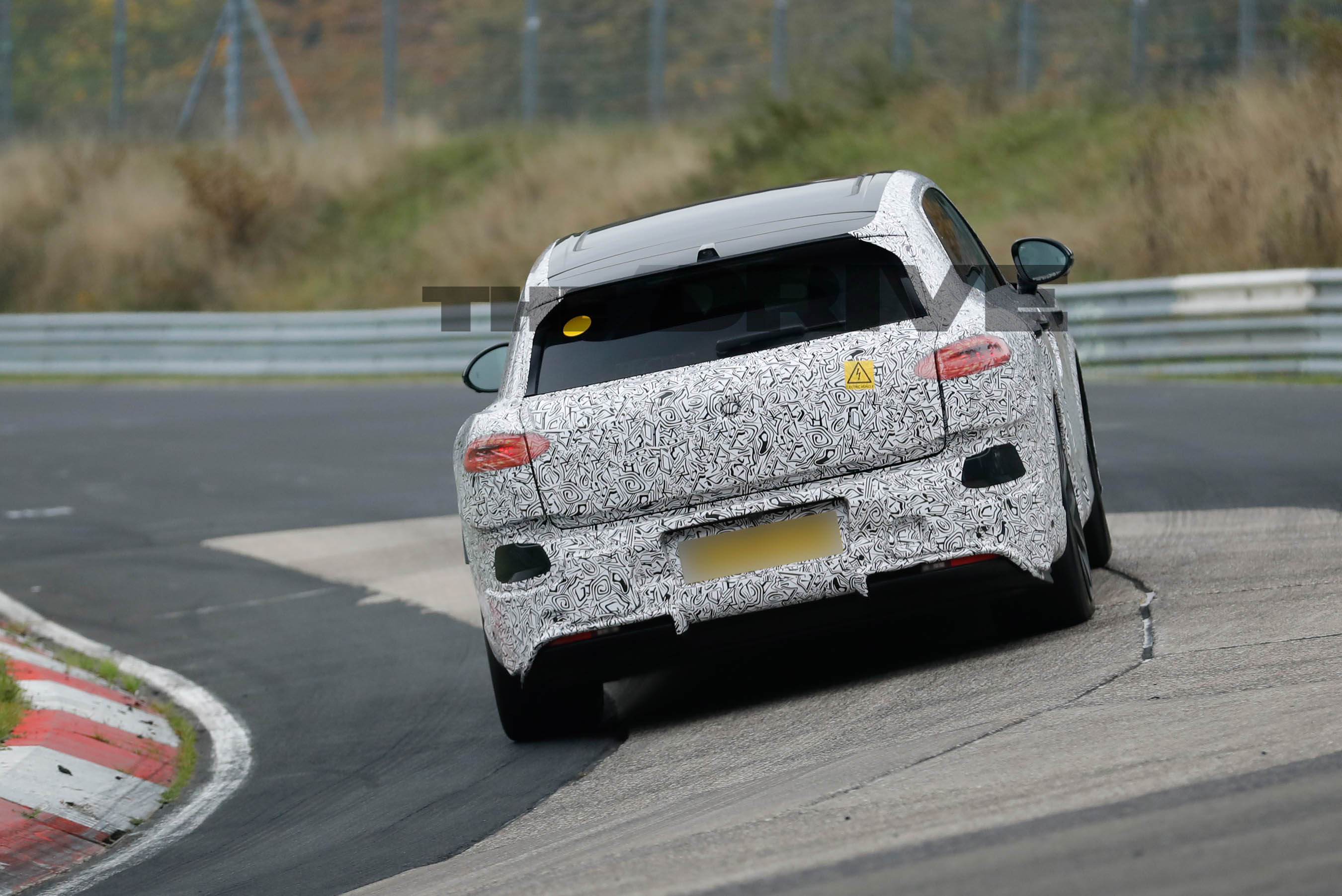 Bentley electric SUV spy shots