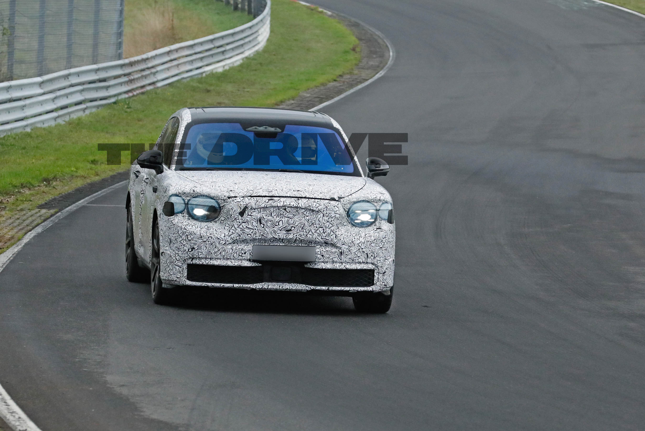 Bentley electric SUV spy shots
