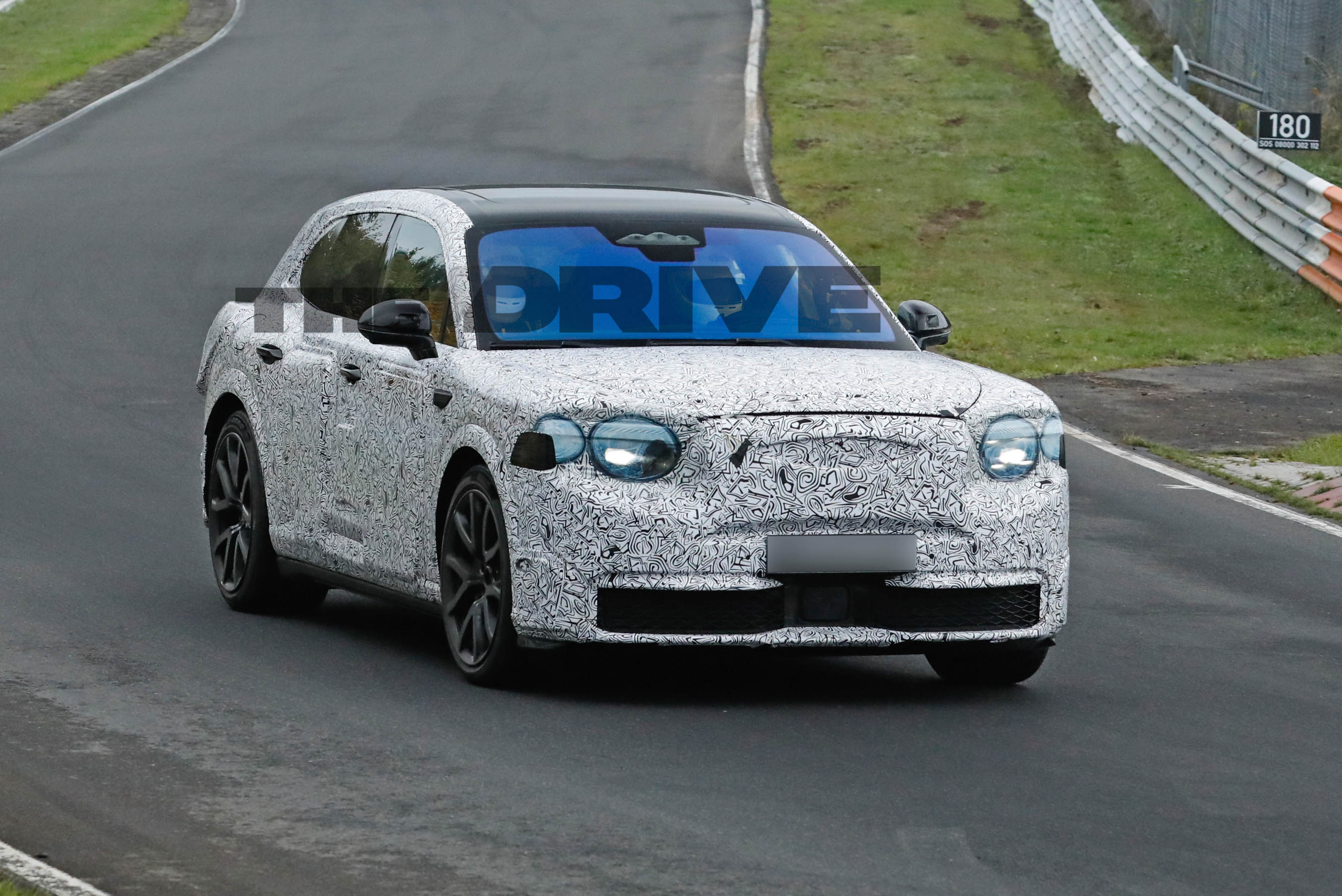 Bentley electric SUV spy shots