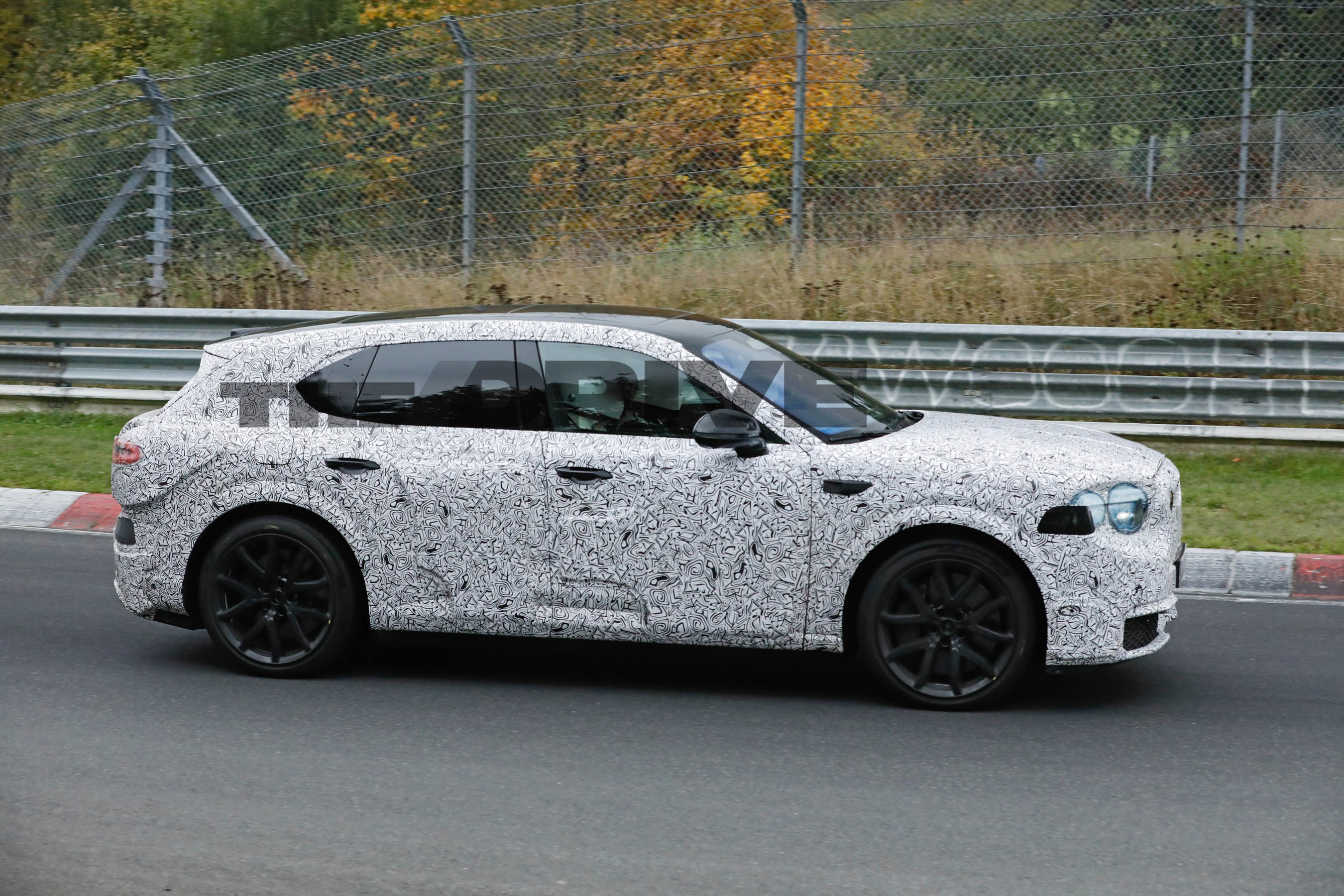 Bentley electric SUV spy shots