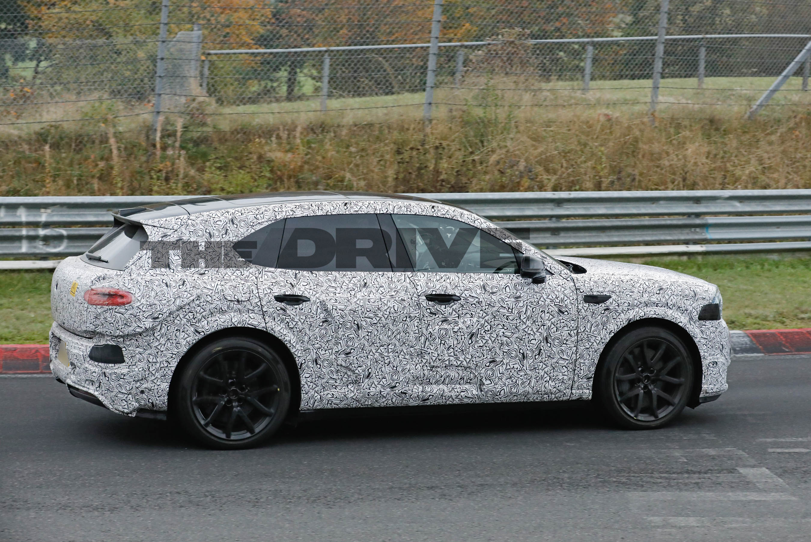 Bentley electric SUV spy shots