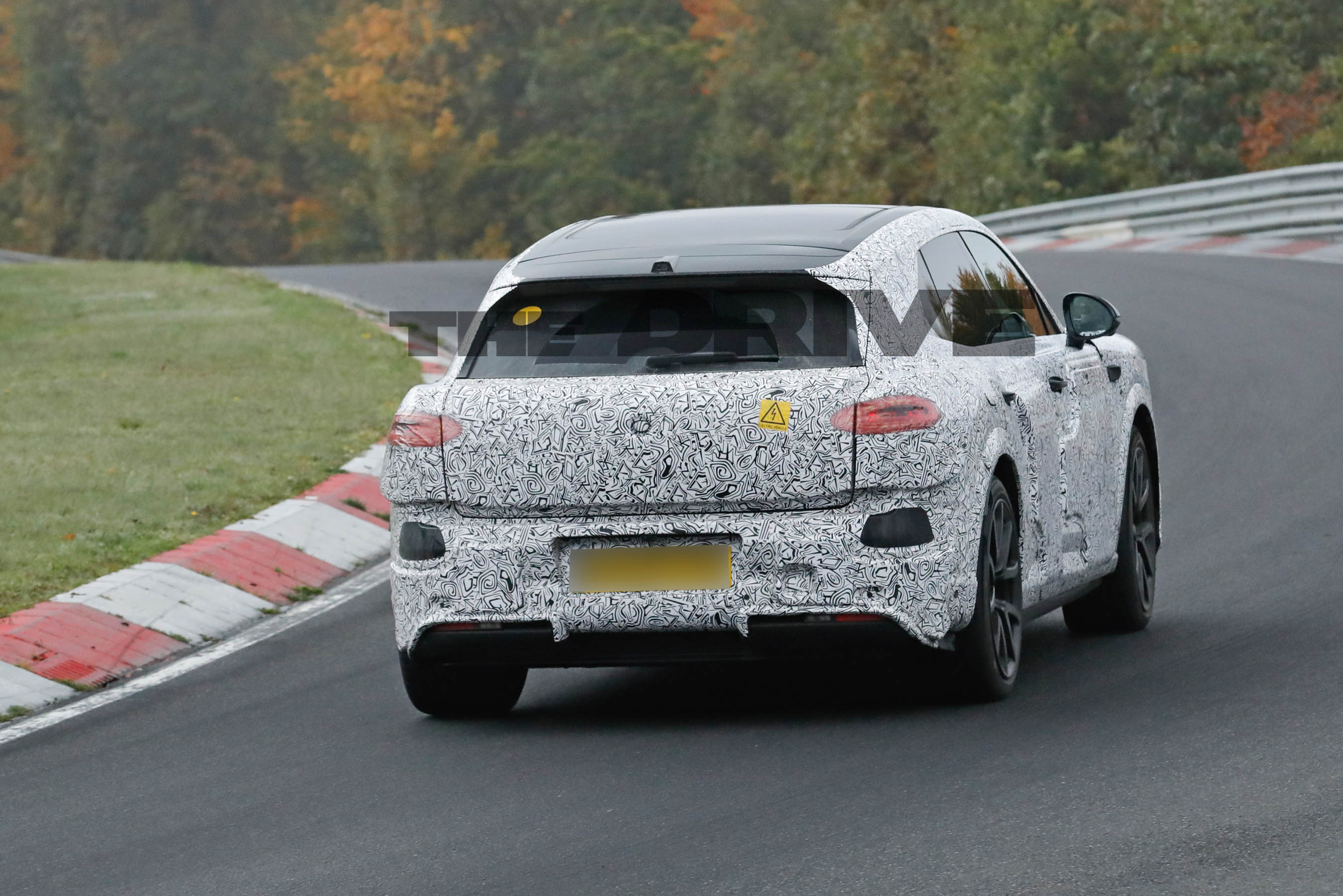 Bentley electric SUV spy shots