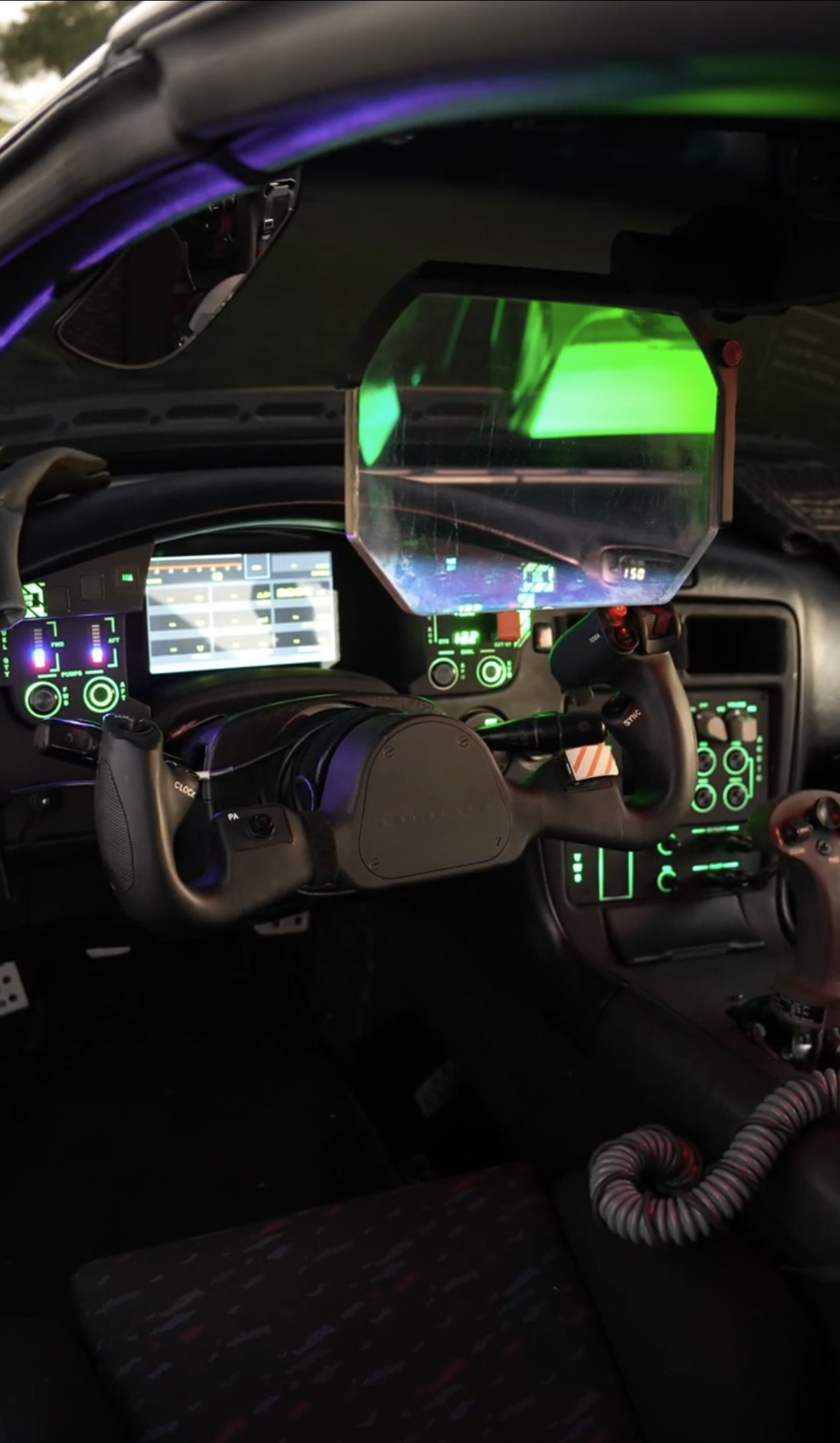 Aviation-inspired Toyota MR2 cockpit