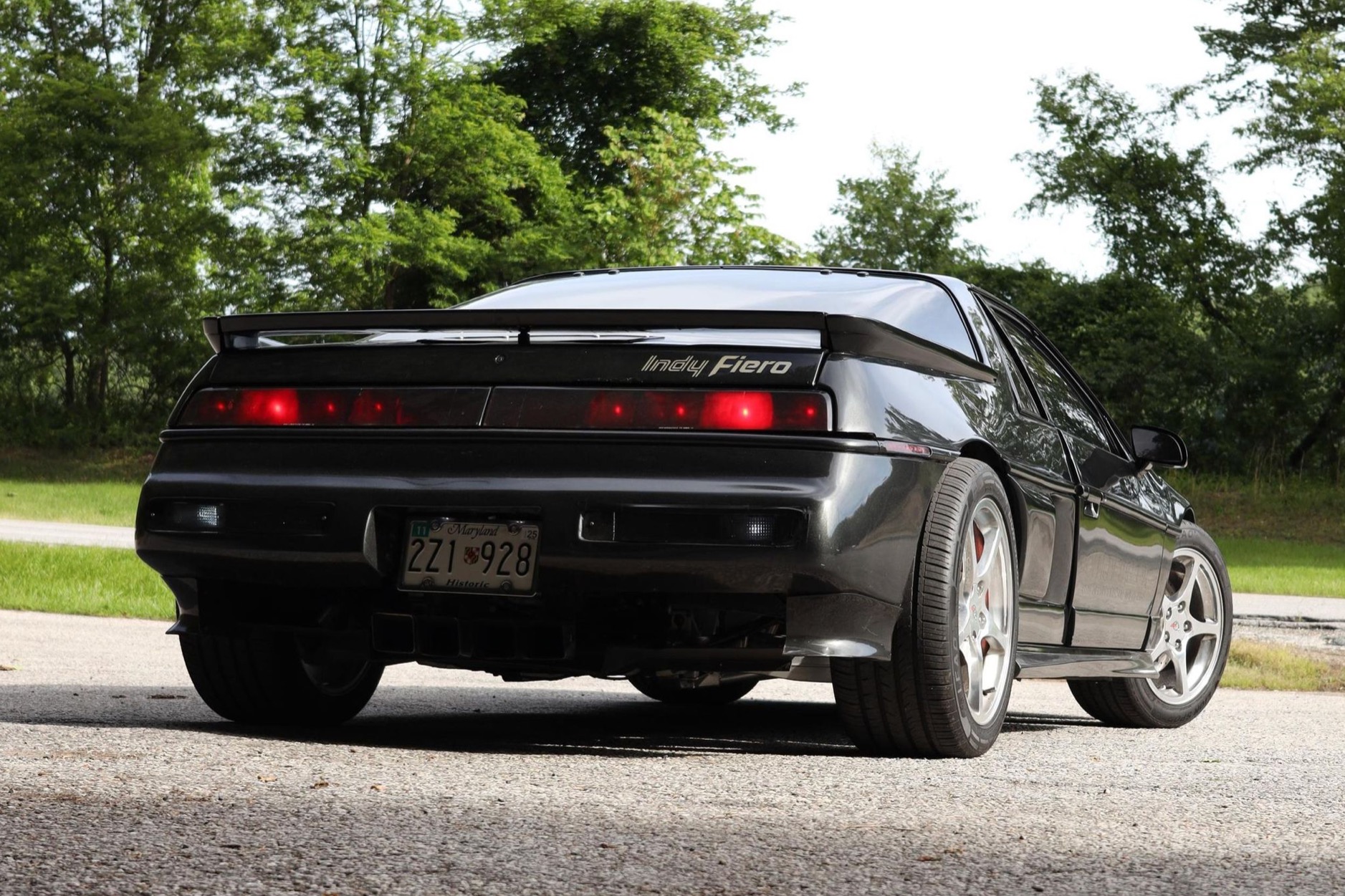 1984 Pontiac Fiero V8 rear view