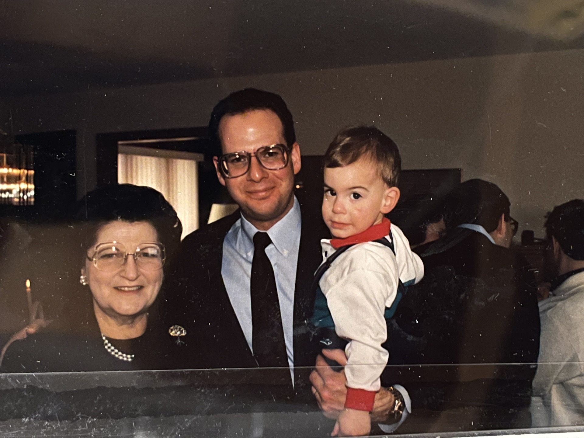 Betty Feder with Dan and Joel Feder