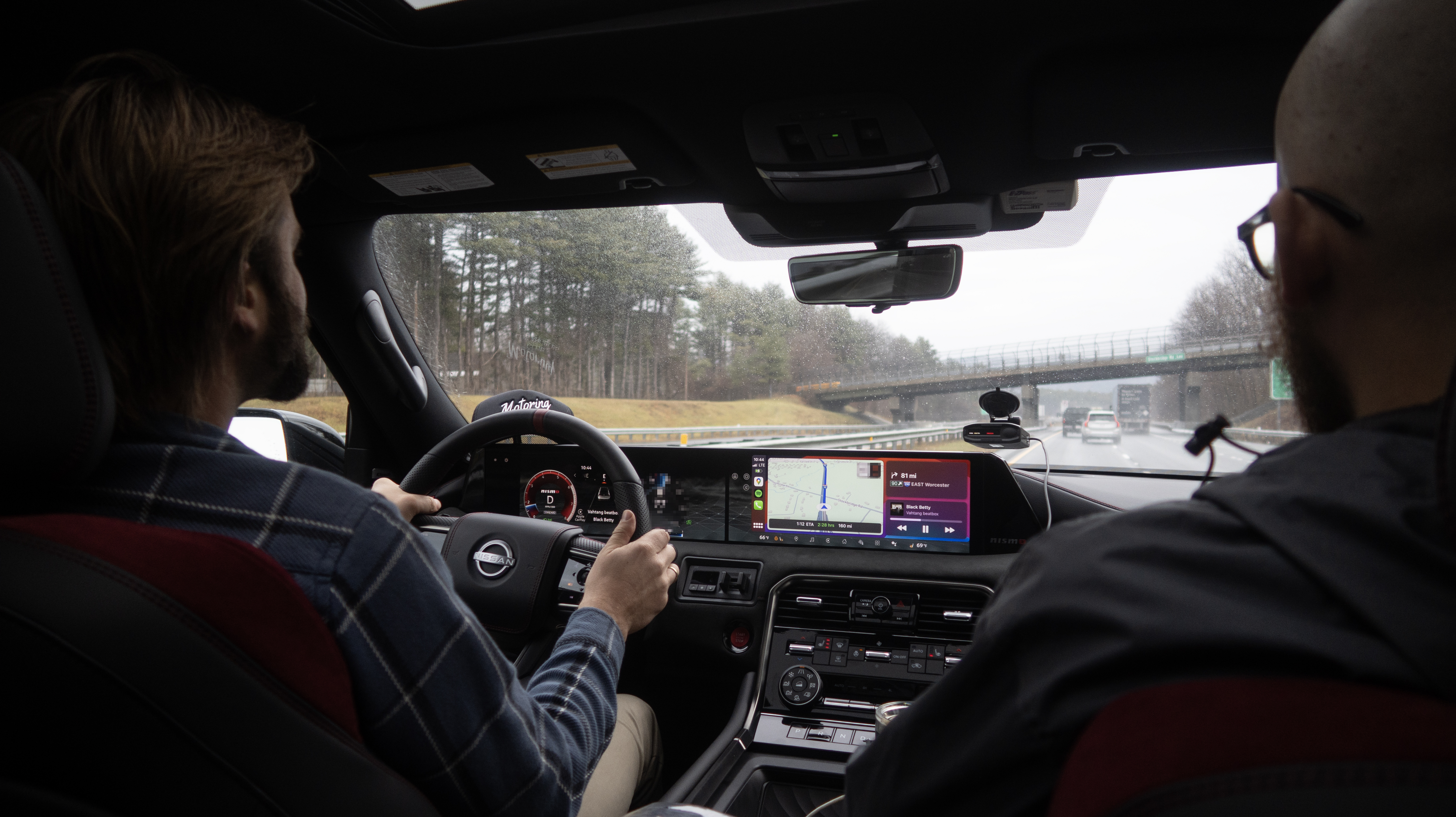 Nissan Armada Nismo cockpit view.