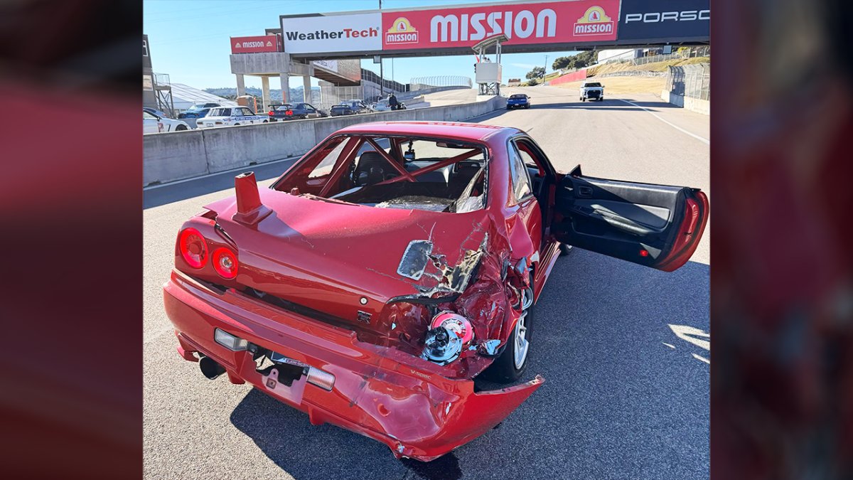 Besitzer von Skyline GT-R verklagen Laguna Seca, nachdem ein Traktor ...