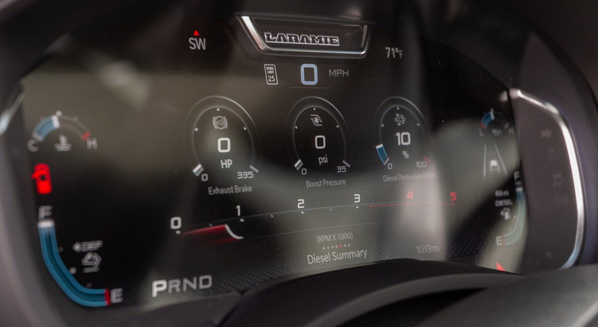 Over 72,000 Ram Trucks Recalled Because Digital Gauge Clusters Could Go ...