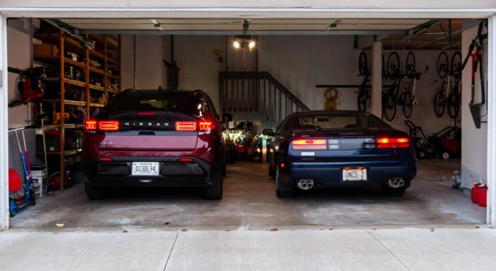 2026 Nissan Leaf and 1990 Nissan 300ZX
