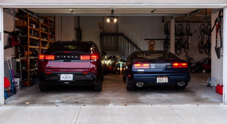 2026 Nissan Leaf and 1990 Nissan 300ZX