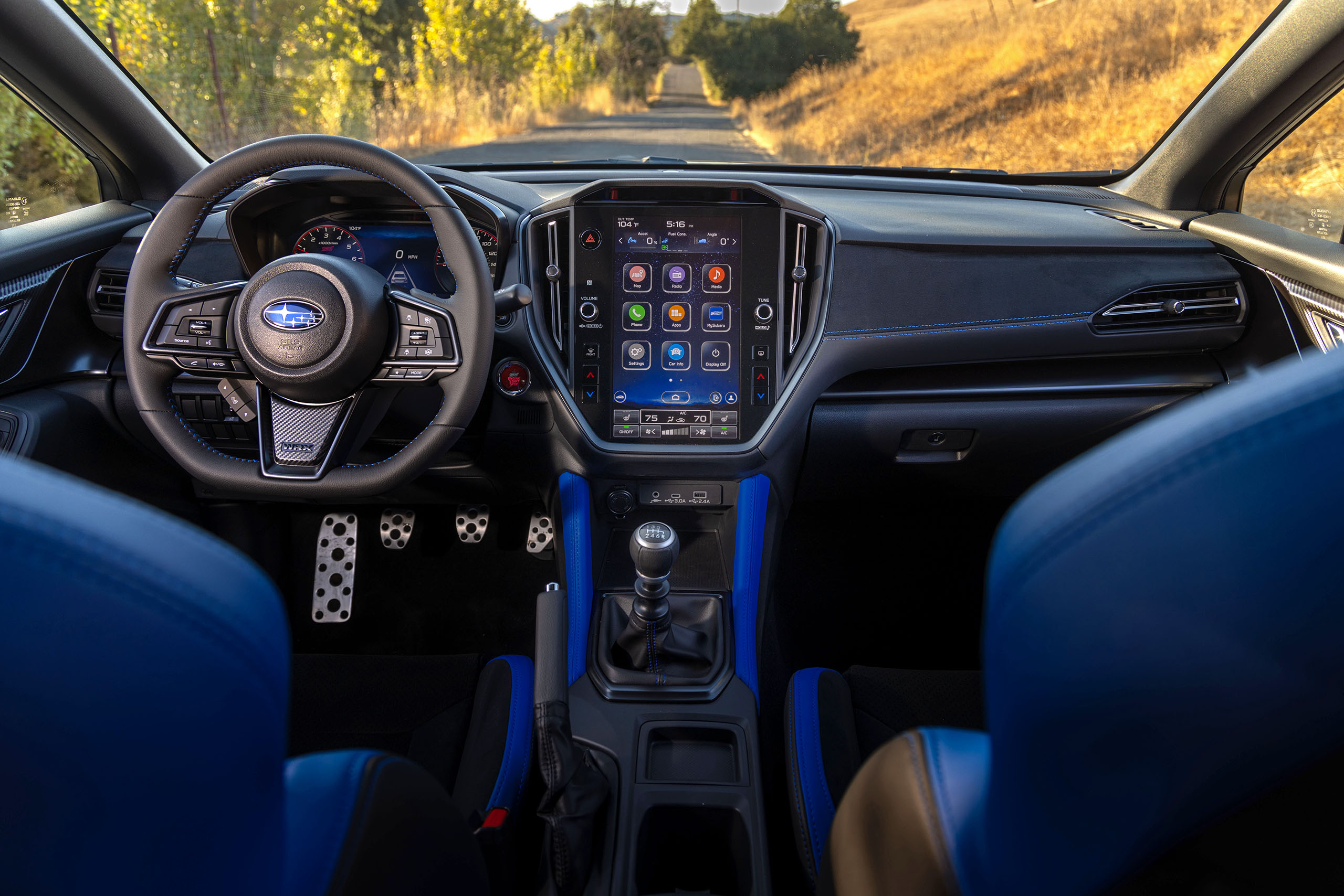 Subaru WRX tS interior