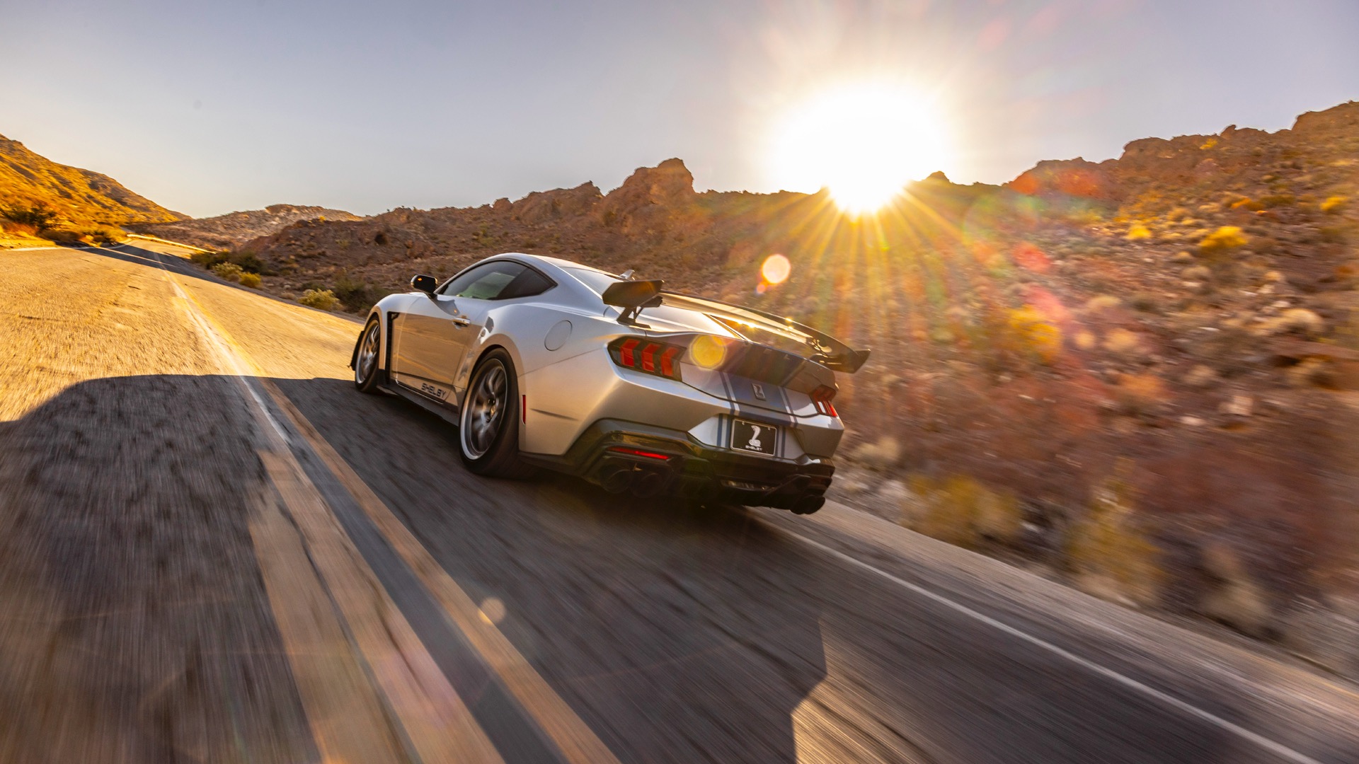 2026 Shelby Super Snake rear quarter view.