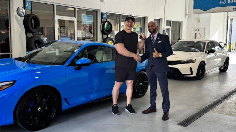 John Cena poses with new Prelude